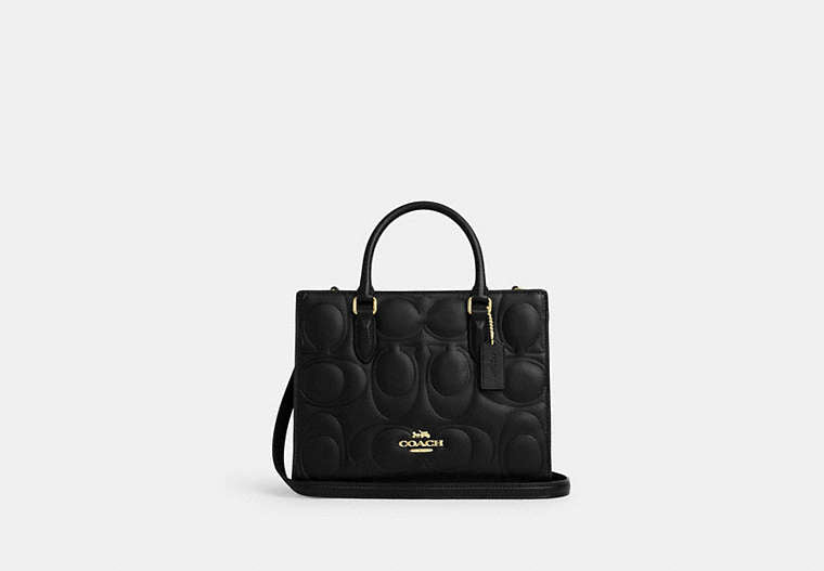 Maggie Small Tote Bag In Signature Leather