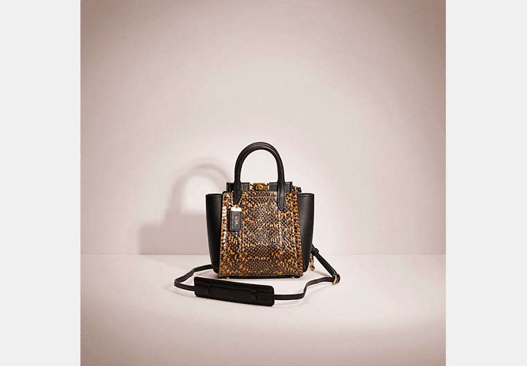 Restored Troupe Tote 16 In Snakeskin