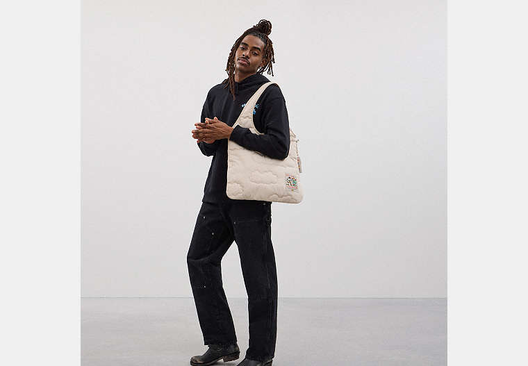 Coachtopia Loop Flat Tote With Cloud Quilting