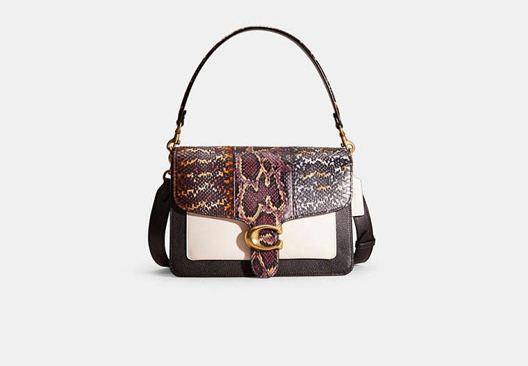 Restored Tabby Shoulder Bag In Snakeskin