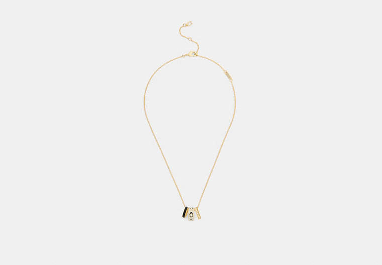 Repeated C Rondelle Necklace