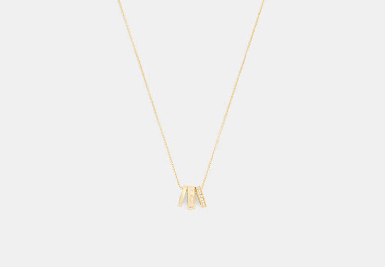 Repeated C Rondelle Necklace