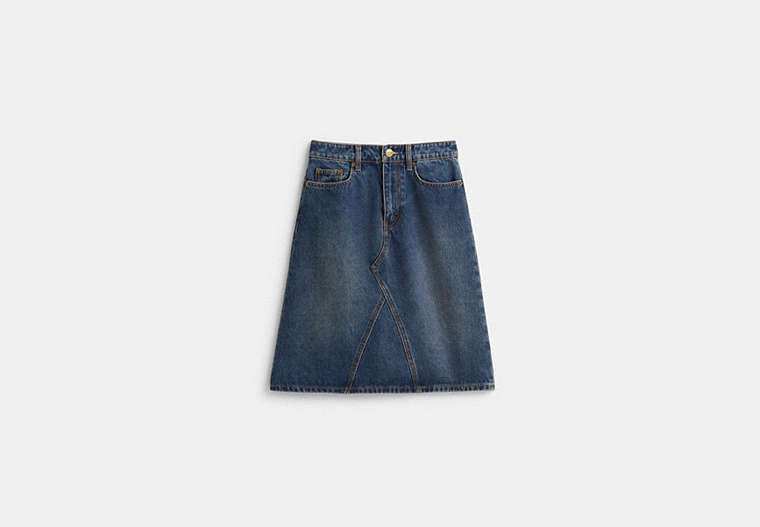 Restored Denim Skirt