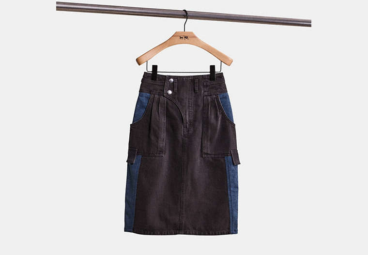 Restored Denim Skirt