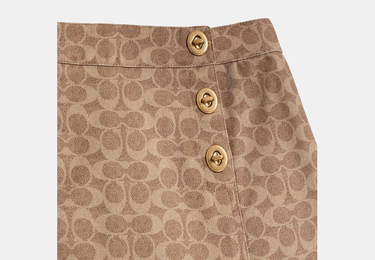 Restored Signature Short Skirt
