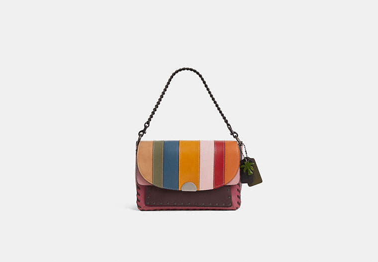 Reloved Dreamer Shoulder Bag In Colorblock With Whipstitch
