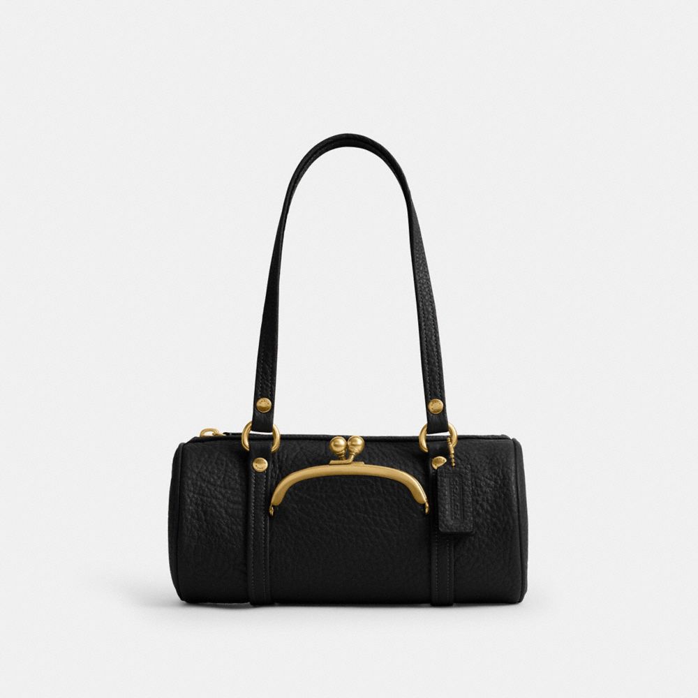 Kisslock Barrel Bag 28
