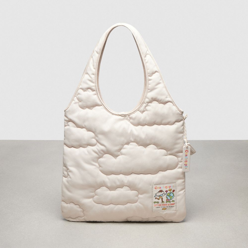 Coachtopia Loop Flat Tote With Cloud Quilting