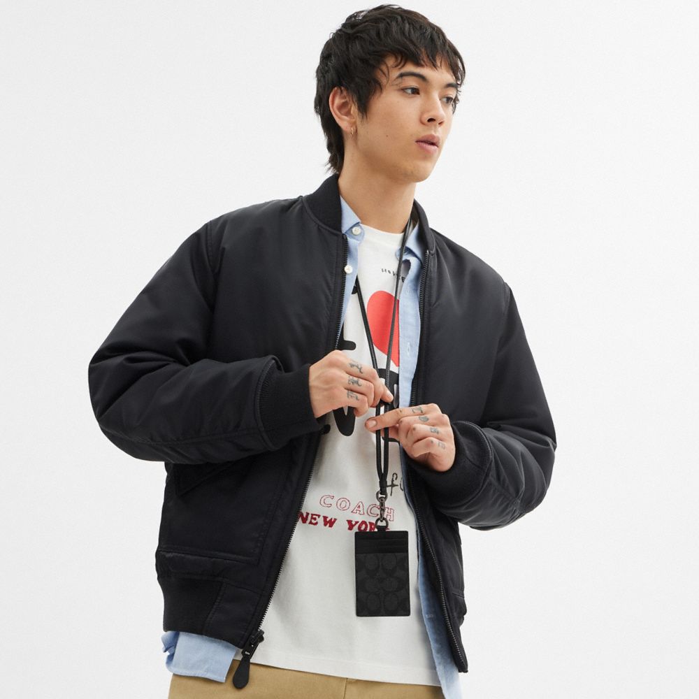 Id Lanyard In Signature Canvas