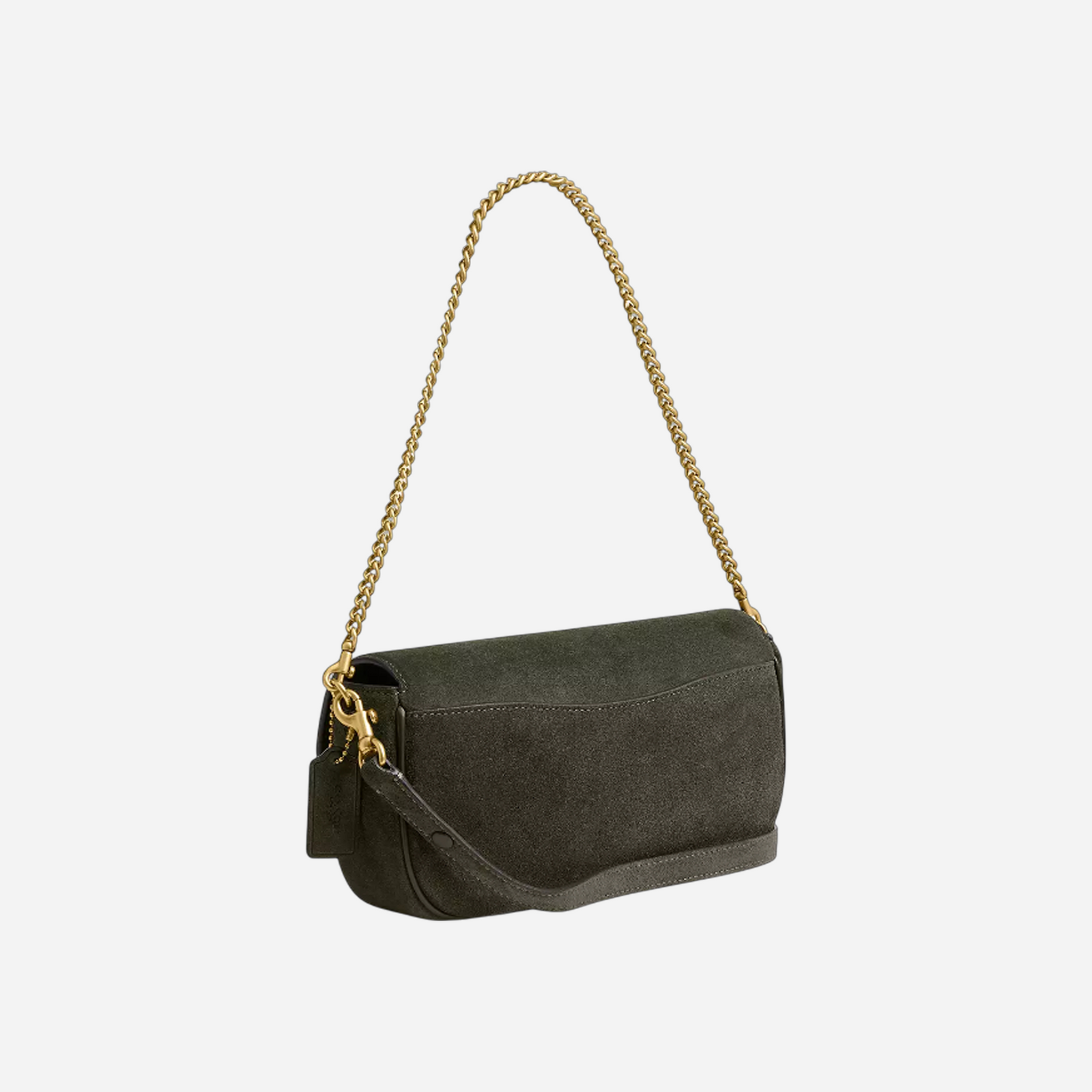 Coach Brook Flap Chain Bag Olive