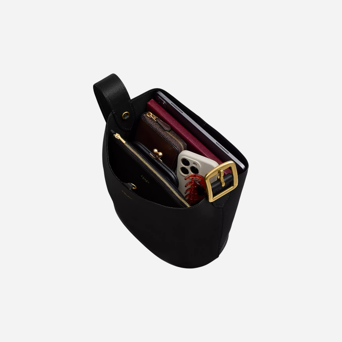Coach Bleecker Bucket Bag Black