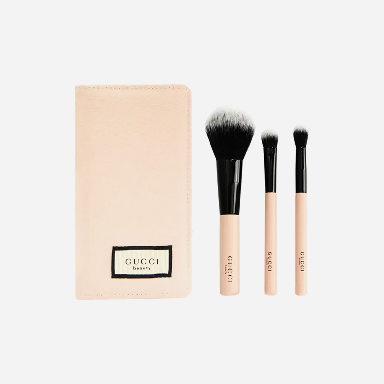 Gucci Beauty Pink Travel Makeup Brush Set