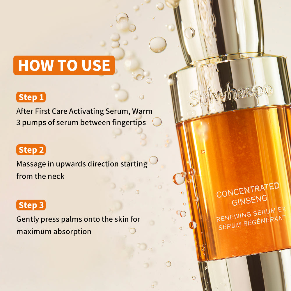 Sulwhasoo Concentrated Ginseng Renewing Serum Ex (60ml) - Sulwhasoo
