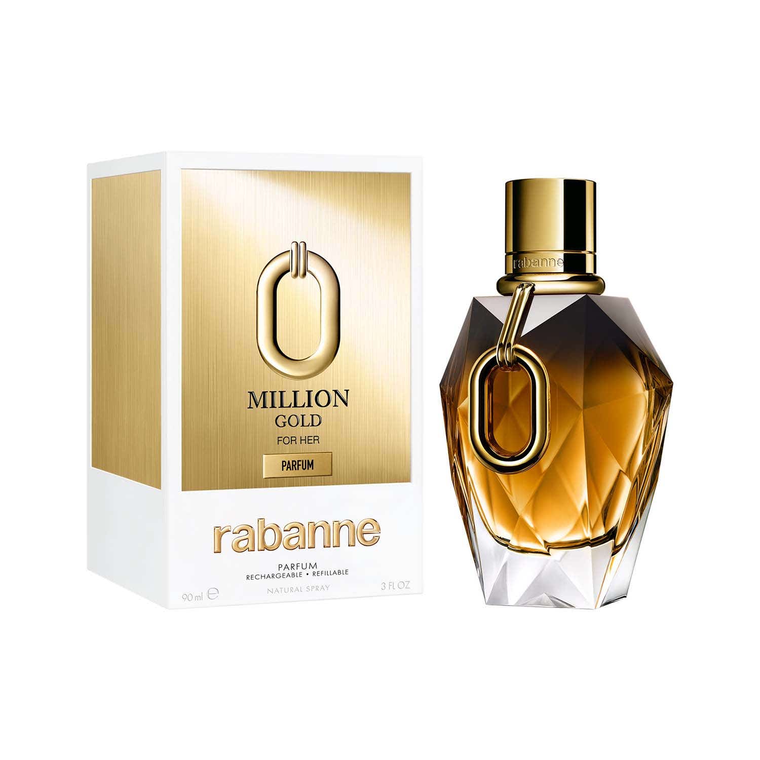 Rabanne Million Gold For Her Parfum Refill (90 ml) - Rabanne