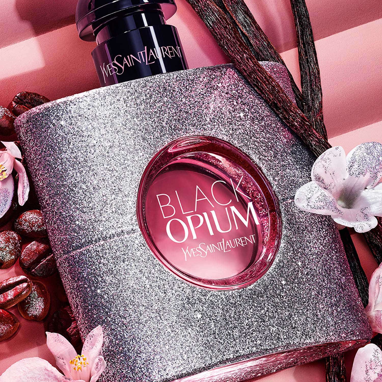 Yves Saint Laurent Black Opium Eau De Parfum Glitter (90 ml) - Yves Saint Laurent