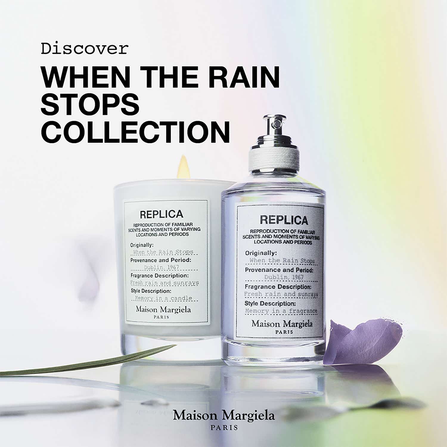 Maison Margiela Replica When The Rain Stops Eau De Toilette (100ml) - Maison Margiela