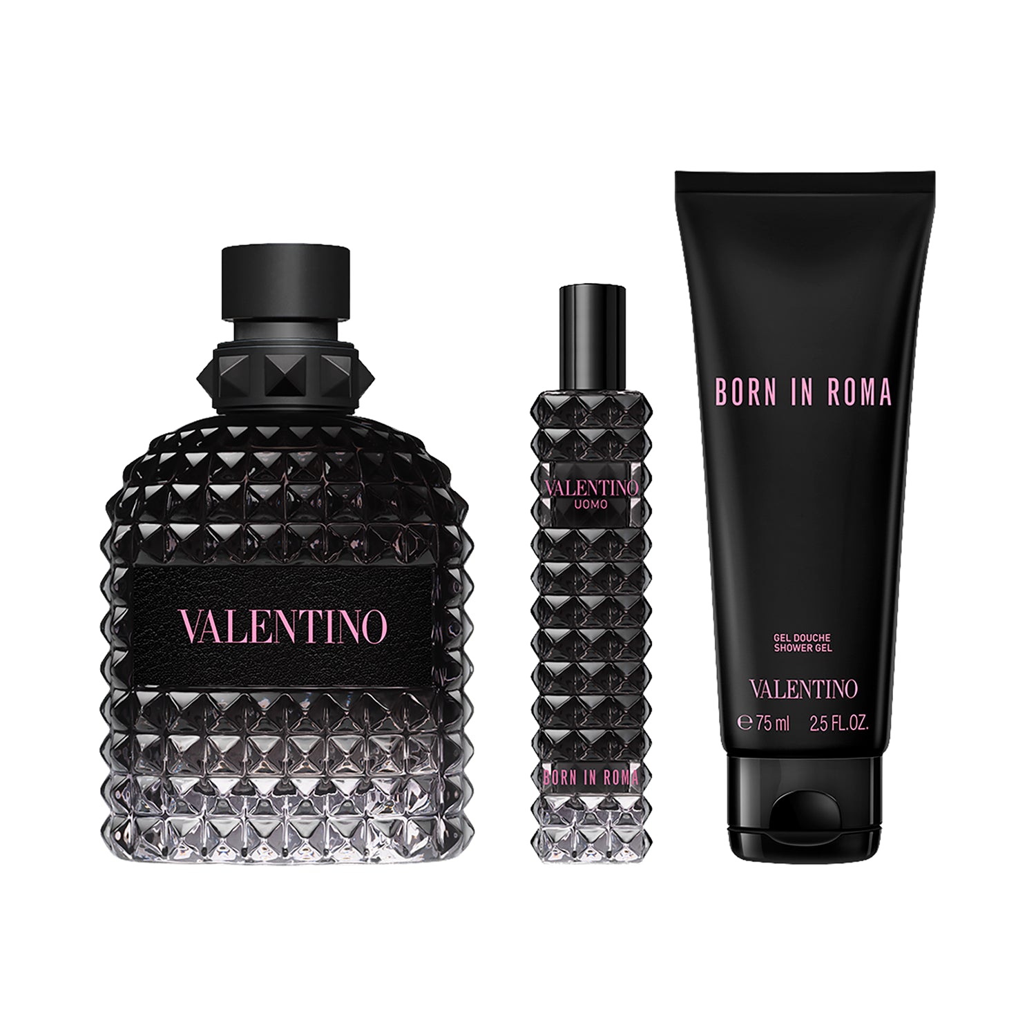 Valentino Born In Roma Uomo EDP and Shower Gel Gift Set (3 pcs) - Valentino