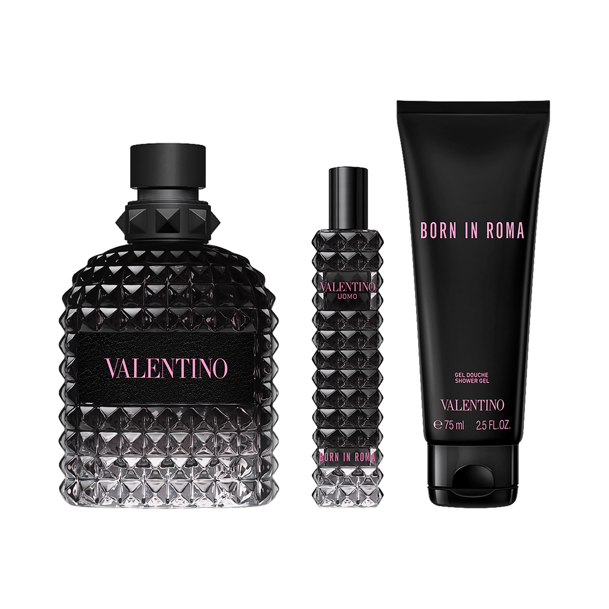 Valentino Born In Roma Uomo EDP and Shower Gel Gift Set (3 pcs) - Valentino