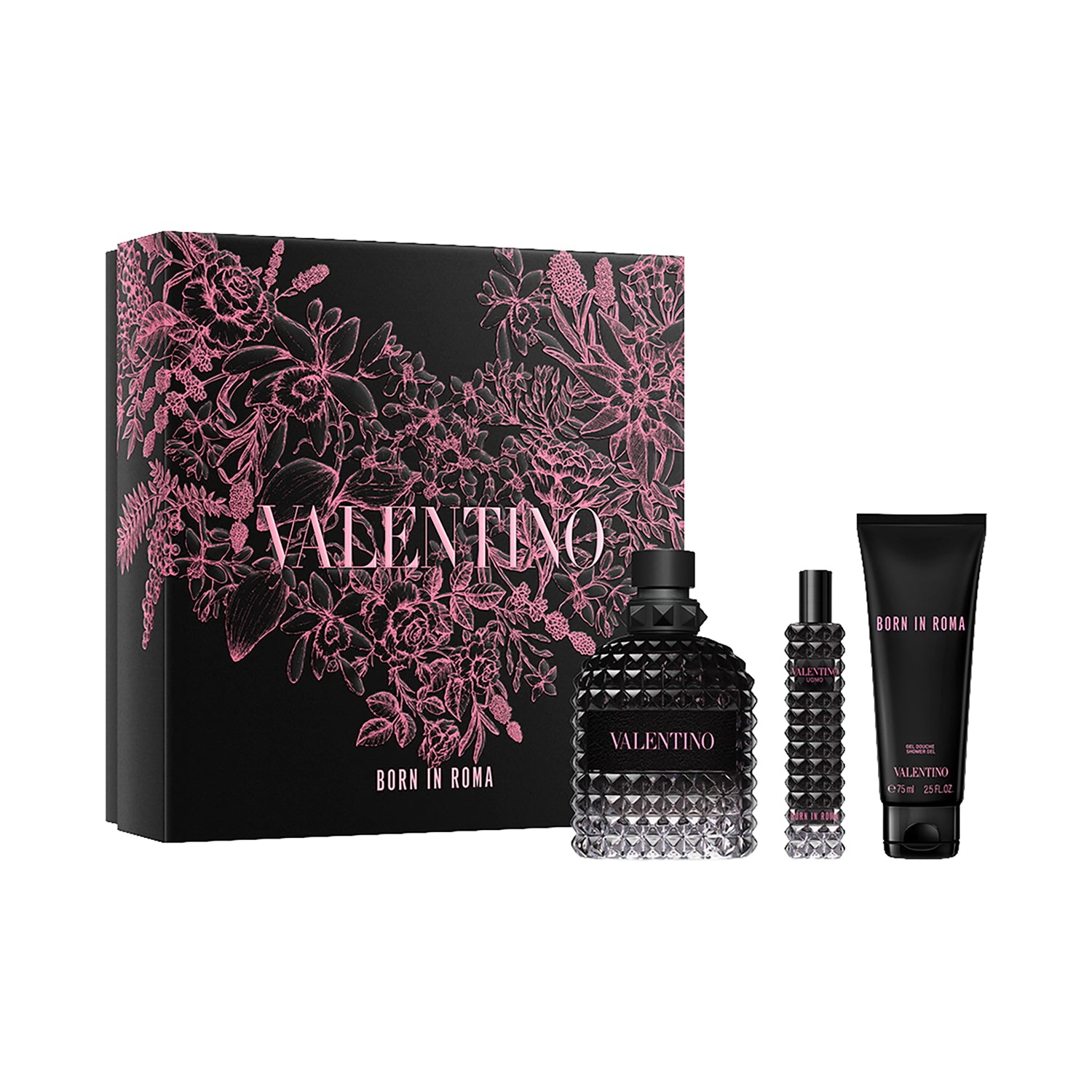 Valentino Born In Roma Uomo EDP and Shower Gel Gift Set (3 pcs) - Valentino