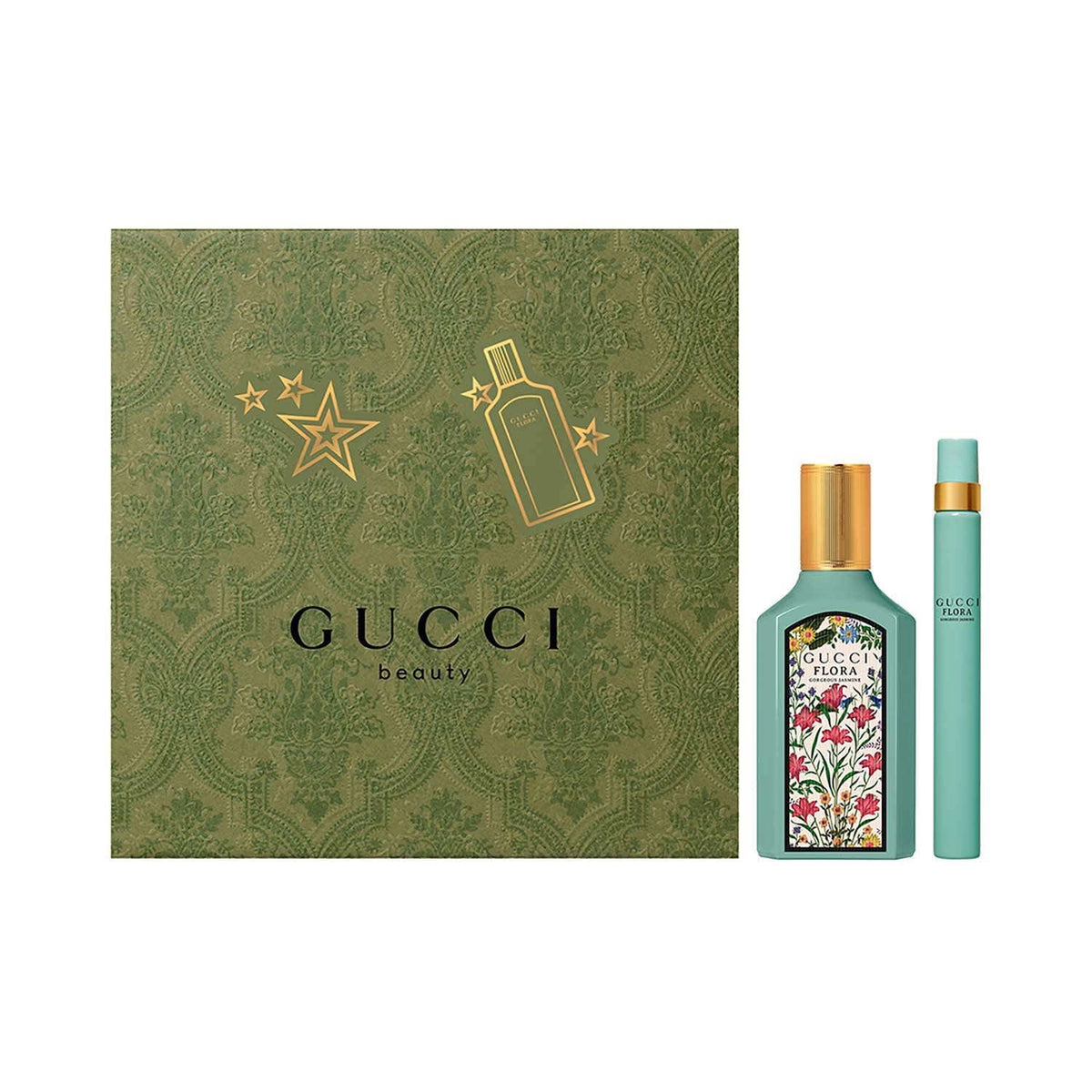Gucci Flora Jasmine Eau De Parfum Gift Set And Miniature - (2 Pcs) - Gucci