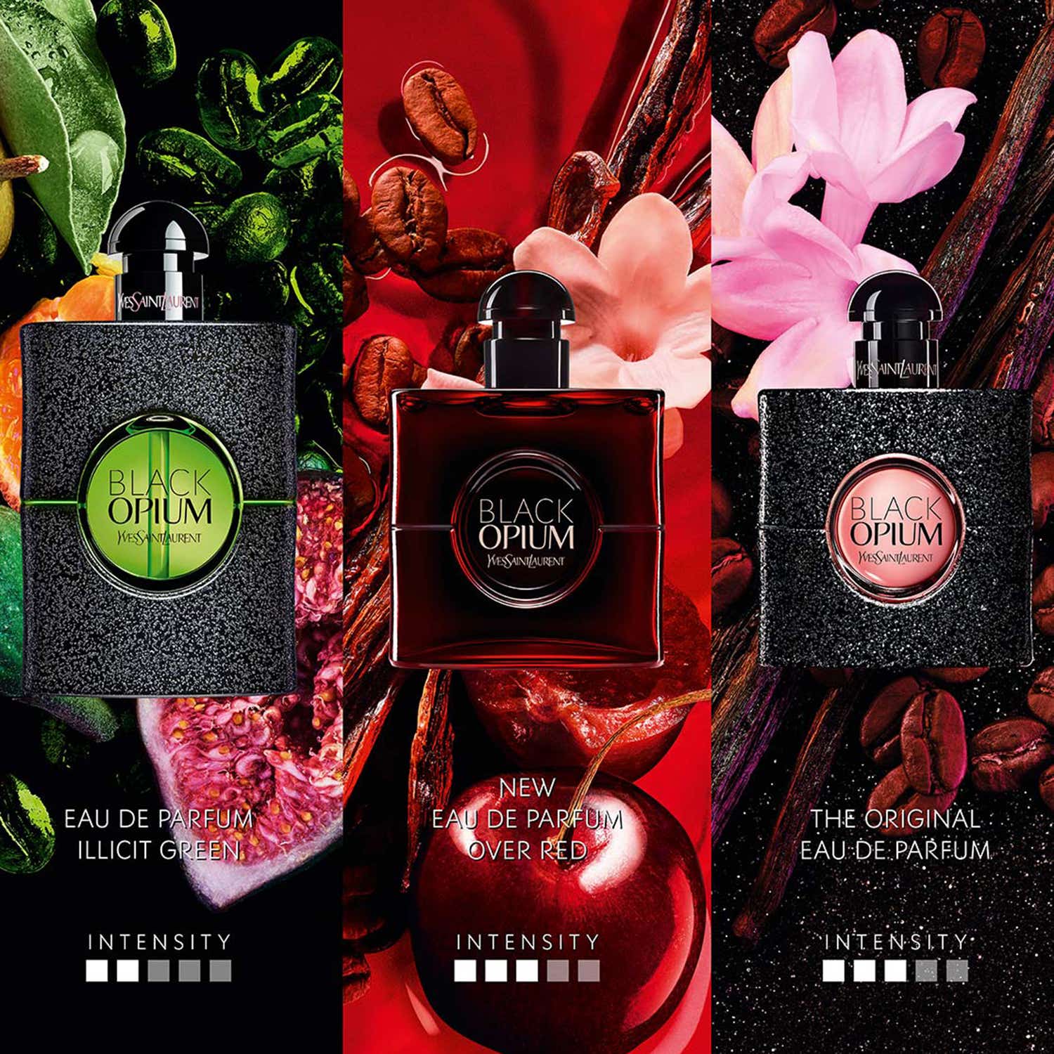 Yves Saint Laurent Black Opium Eau De Parfum Over Red (50 ml) - Yves Saint Laurent