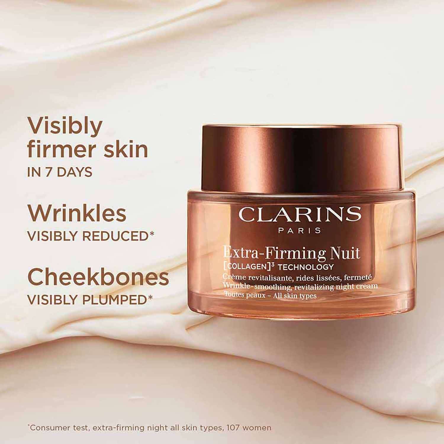 Clarins Extra-Firming Night Cream - All Skin Types (50 ml) - Clarins
