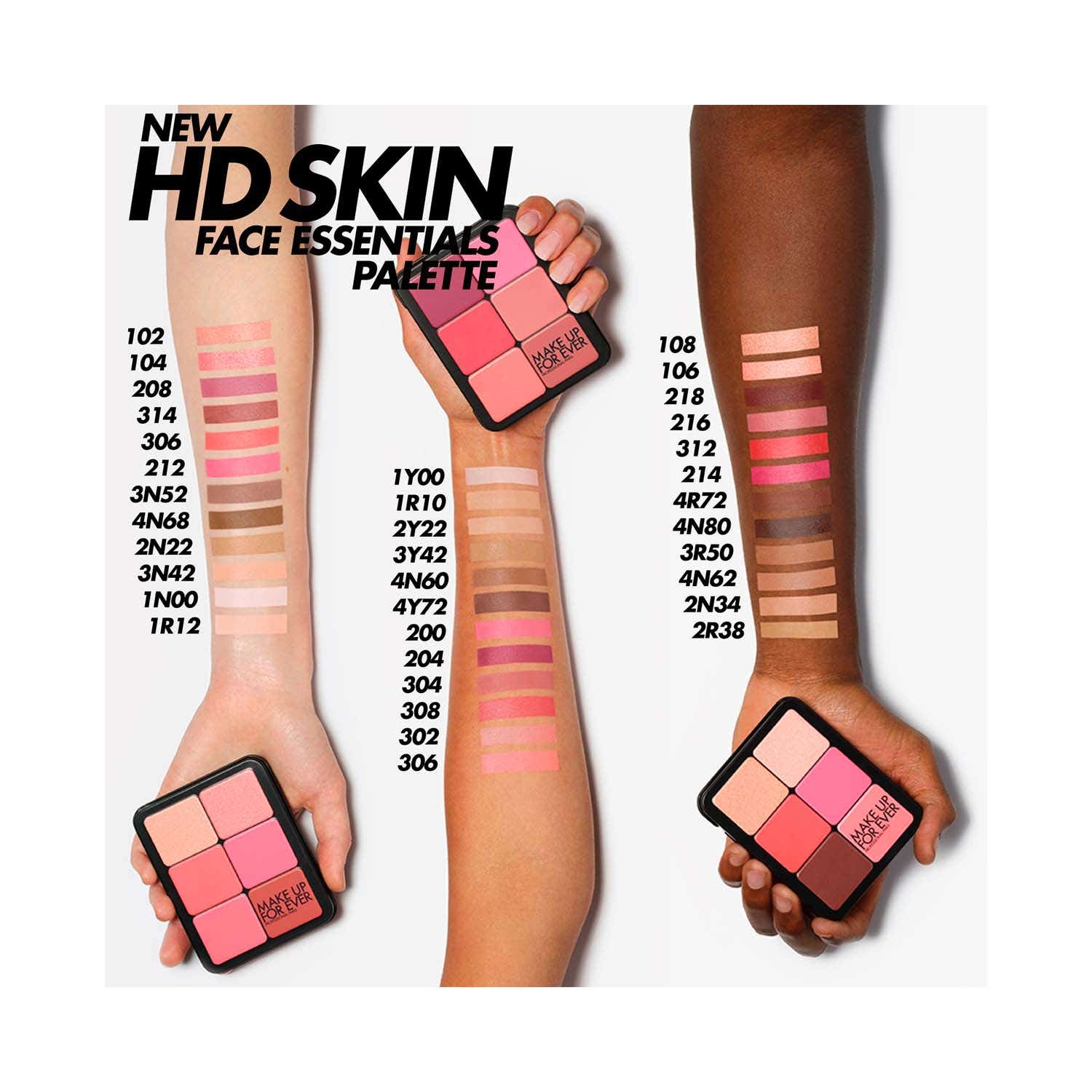 Make Up For Ever Hd Skin Face Essentials Palette - HARMONY 1 (25.8 g) - Make Up For Ever
