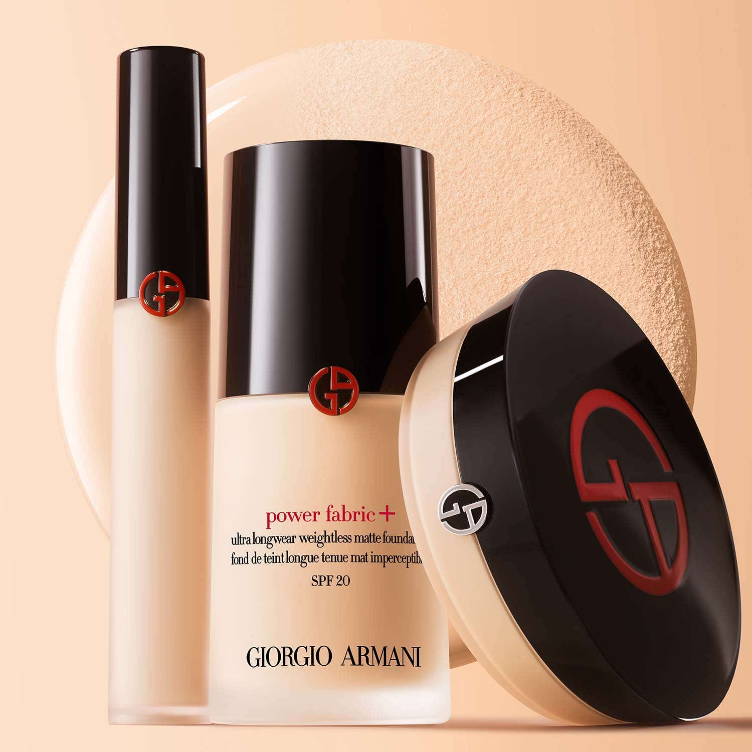 Armani Power Fabric + Setting Powder - Shade 01 (9.4 g) - Giorgio Armani