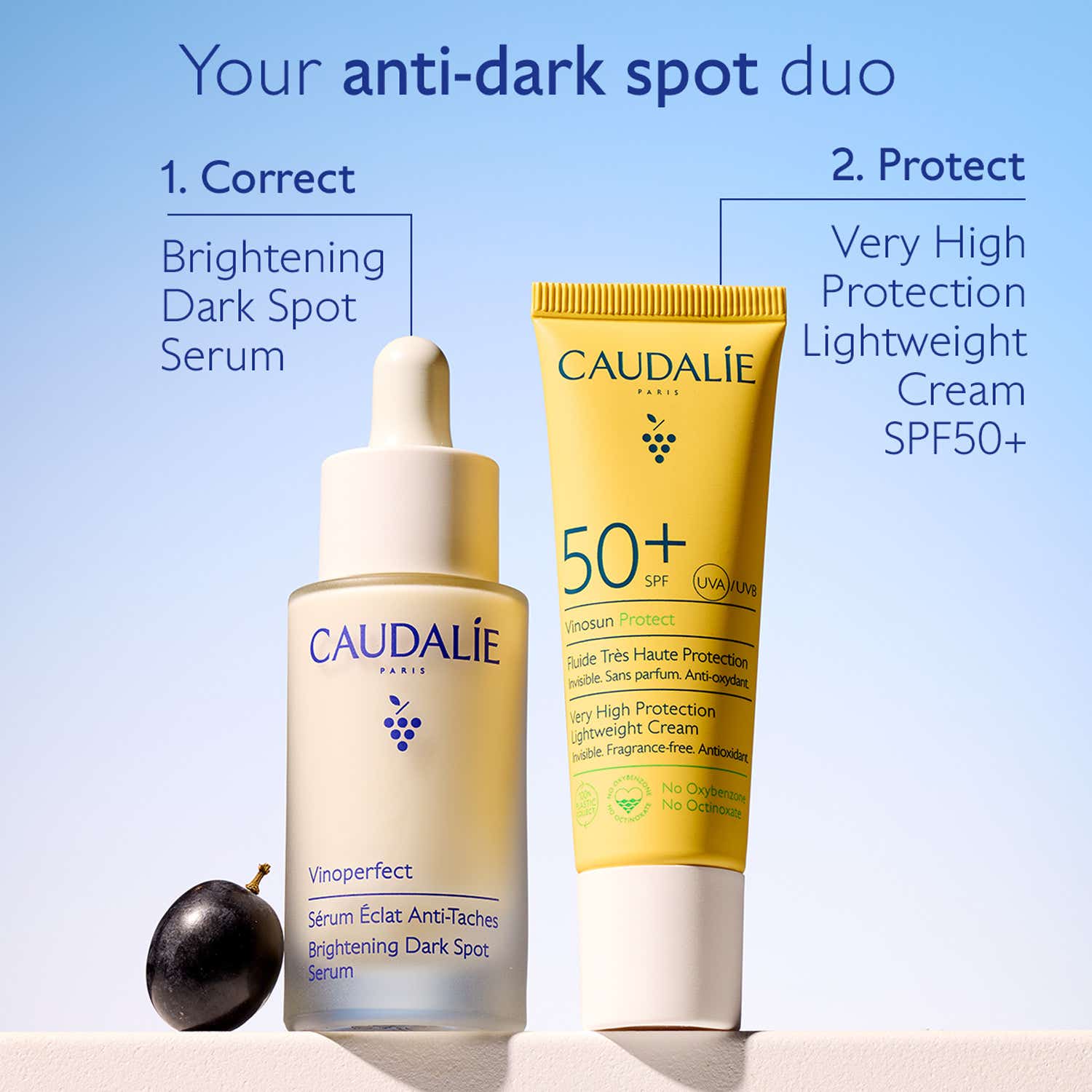 Caudalie Vinoperfect Serum and Suncare Set (2 pcs) - Caudalie
