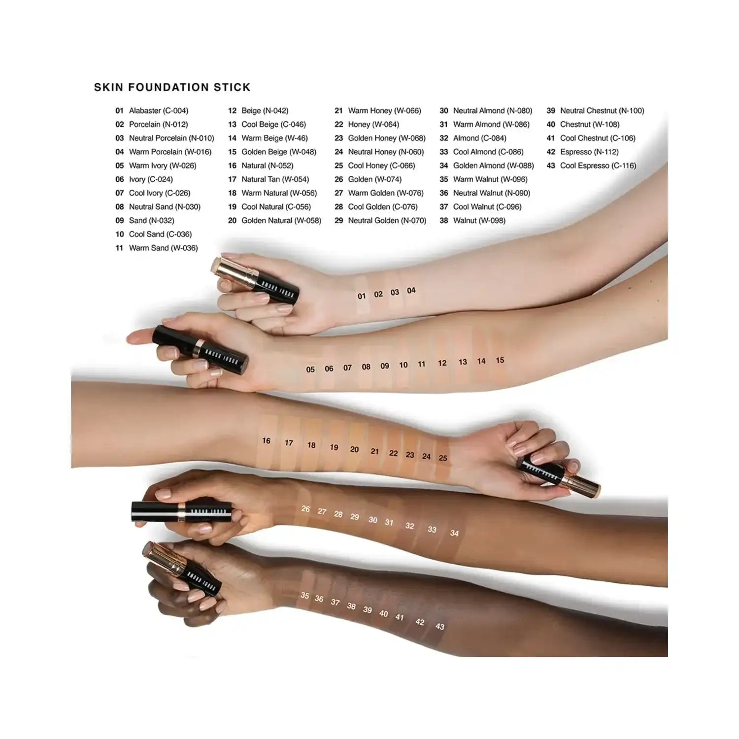 Bobbi Brown Skin Foundation Stick - Golden Natural (W-058) (9 g) - Bobbi Brown