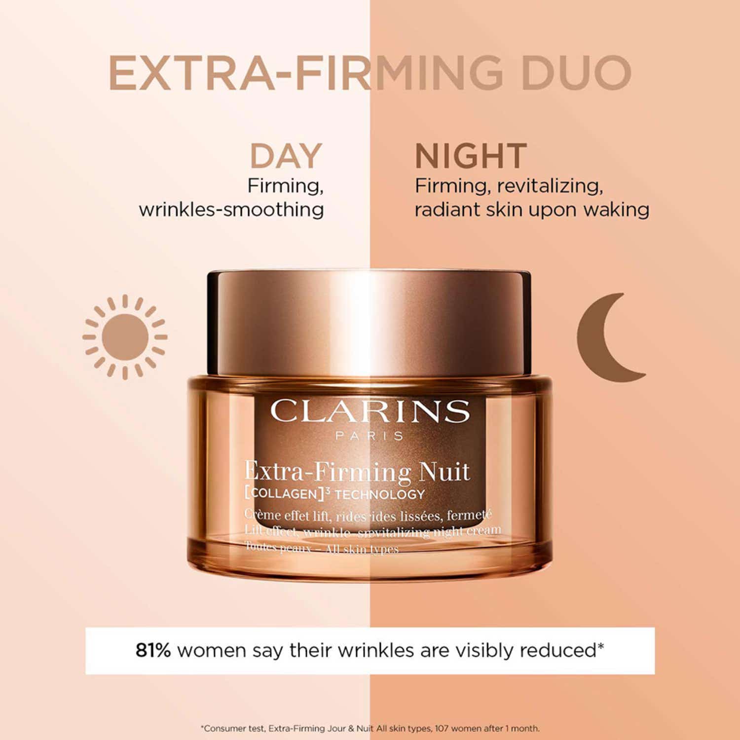 Clarins Extra Firming Night Cream All Skin Types (50 ml) - Clarins