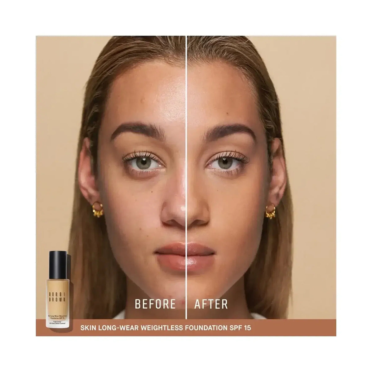Bobbi Brown Skin Long Wear SPF 15 Weightless Foundation - Sand (N-032) (30 ml) - Bobbi Brown