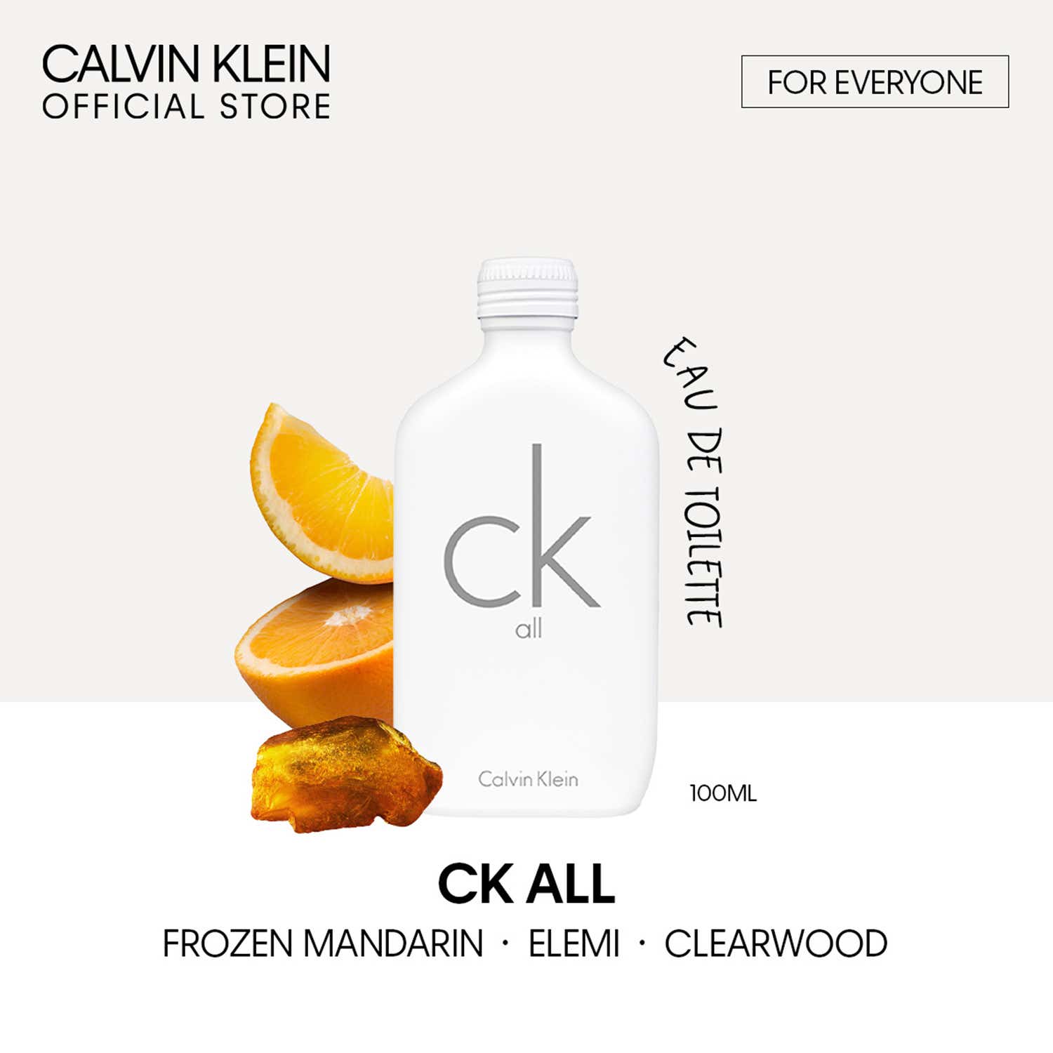 Calvin Klein Ck All Eau De Toilette - EDT For Everyone Unisex Perfume  (100 ml) - Calvin Klein