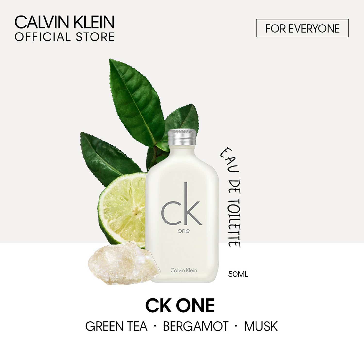 Calvin Klein Ck One Eau De Toilette - EDT For Everyone Unisex Perfume (50 ml) - Calvin Klein