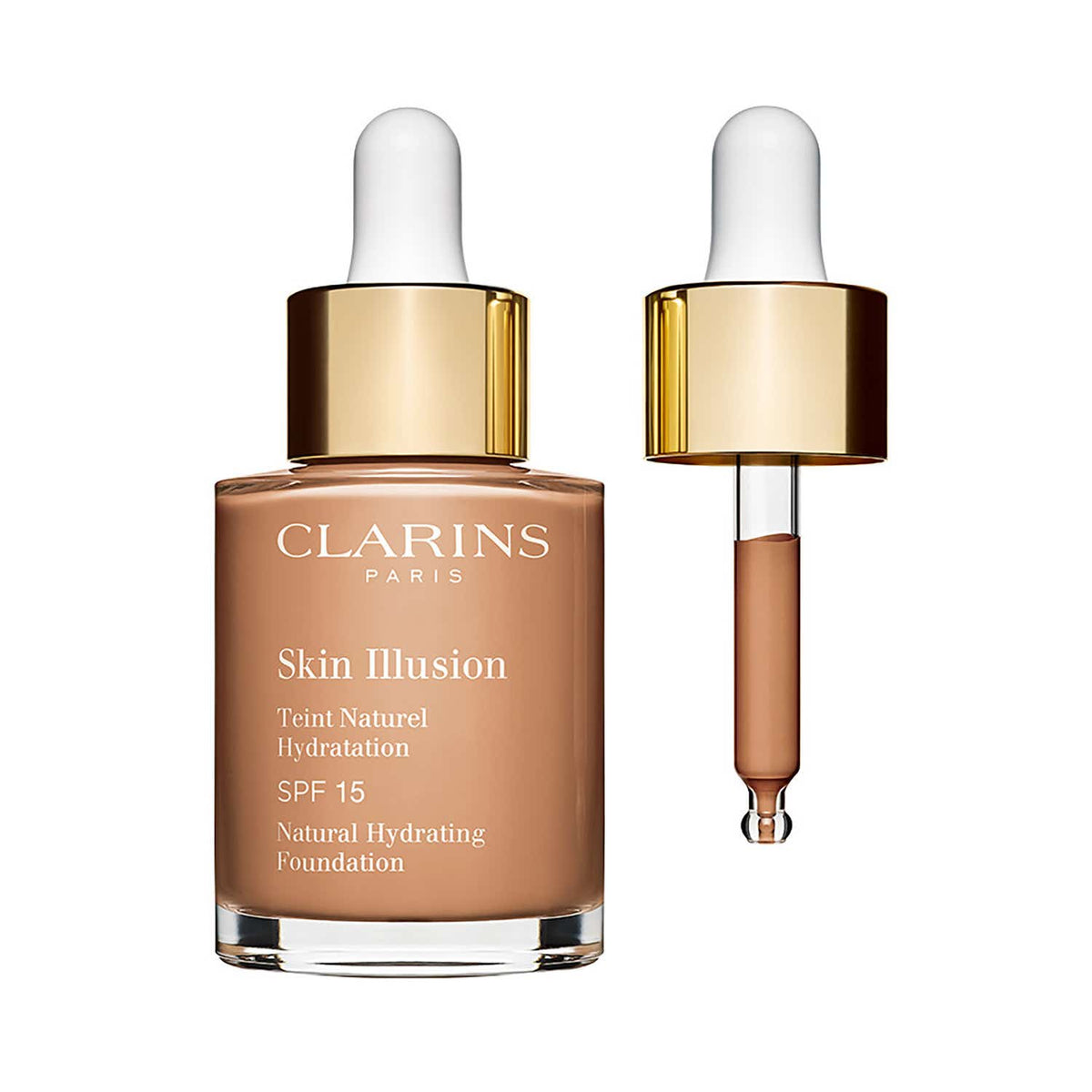 Clarins Skin Illusion Foundation - 112 Amber (30 ml) - Clarins