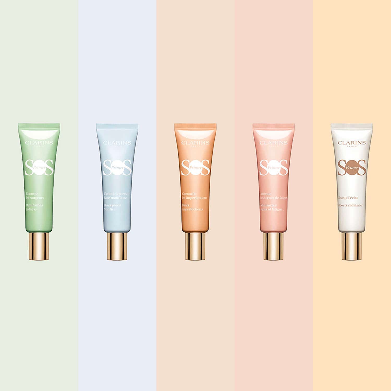 Clarins SOS Color Correcting Face Primer - Imperfections Peach (30 ml) - Clarins