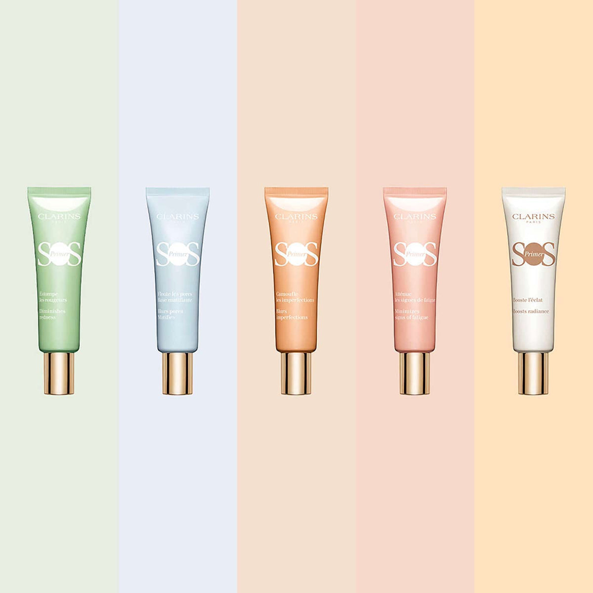 Clarins SOS Color Correcting Face Primer - Imperfections Peach (30 ml) - Clarins