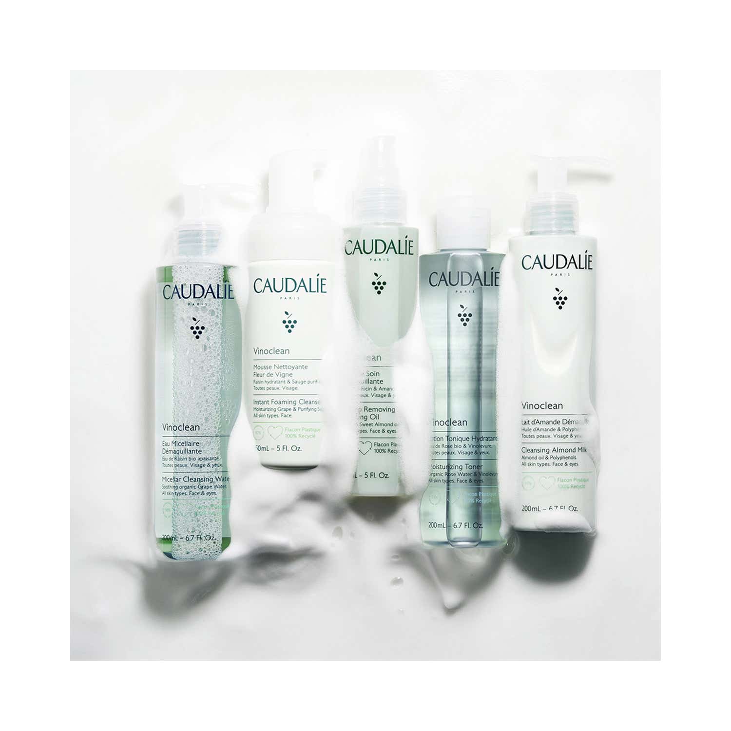 Caudalie Vinoclean Instant Foaming Cleanser Duo - (2 pcs) - Caudalie