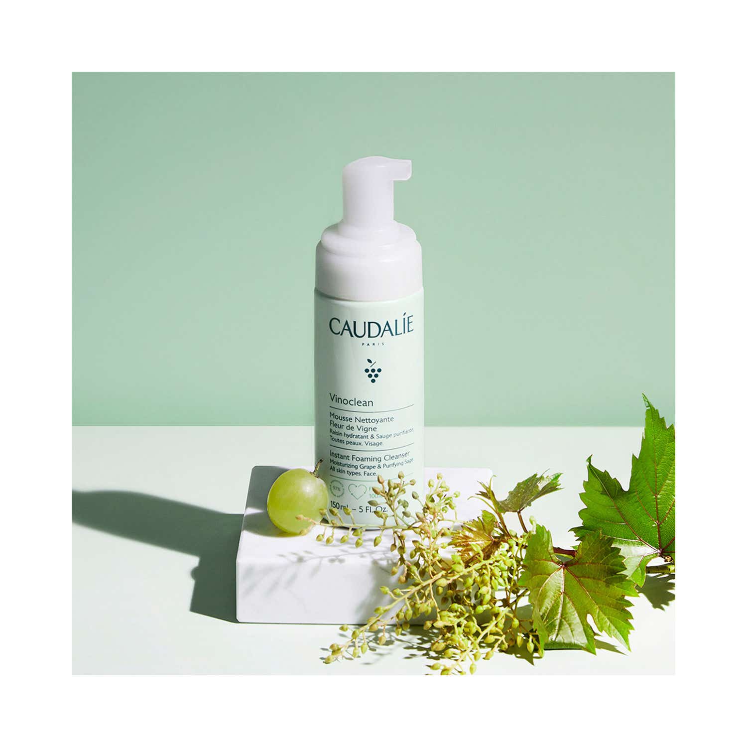 Caudalie Vinoclean Instant Foaming Cleanser Duo - (2 pcs) - Caudalie