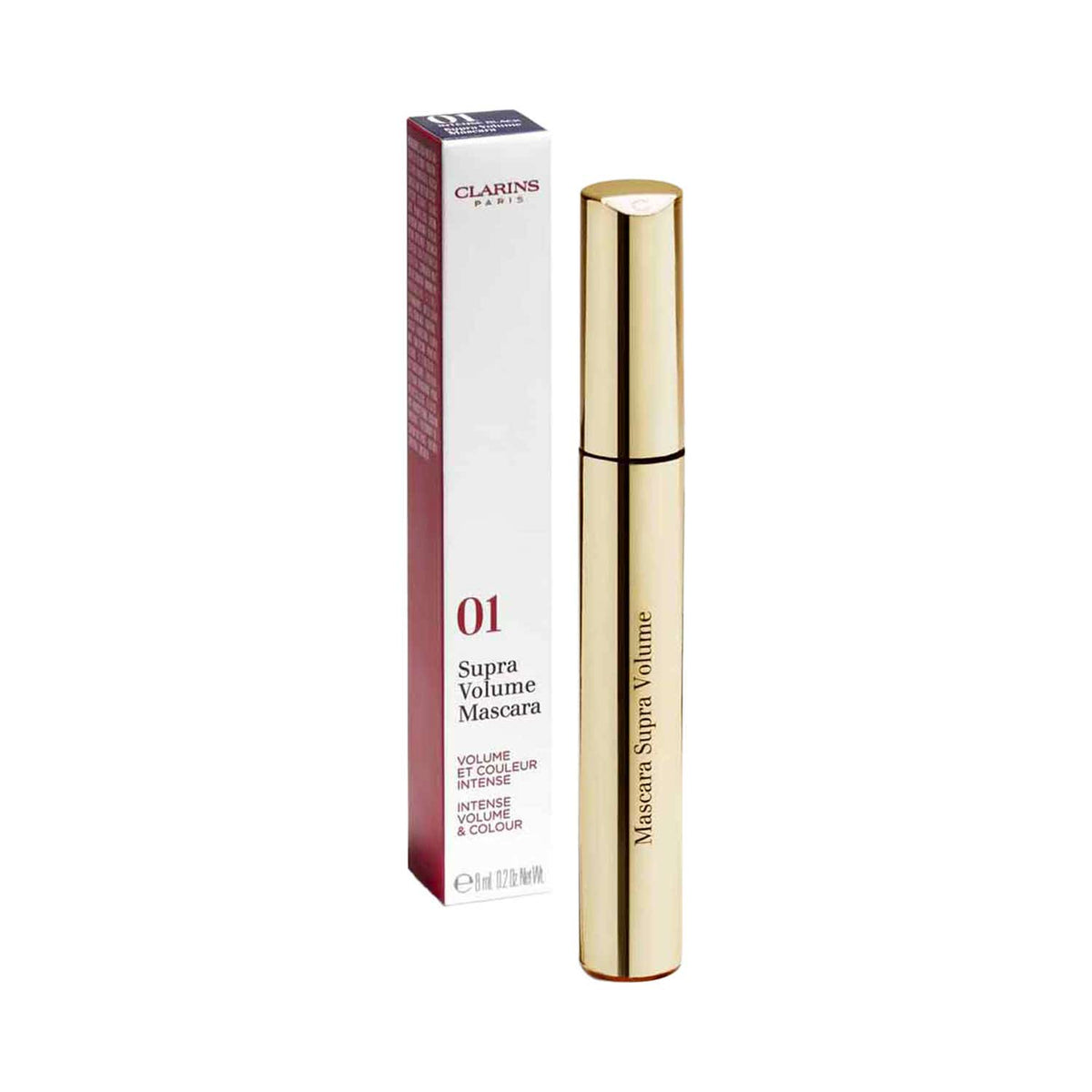 Clarins Supra Volume Mascara - 01 Intense Black (8 ml) - Clarins
