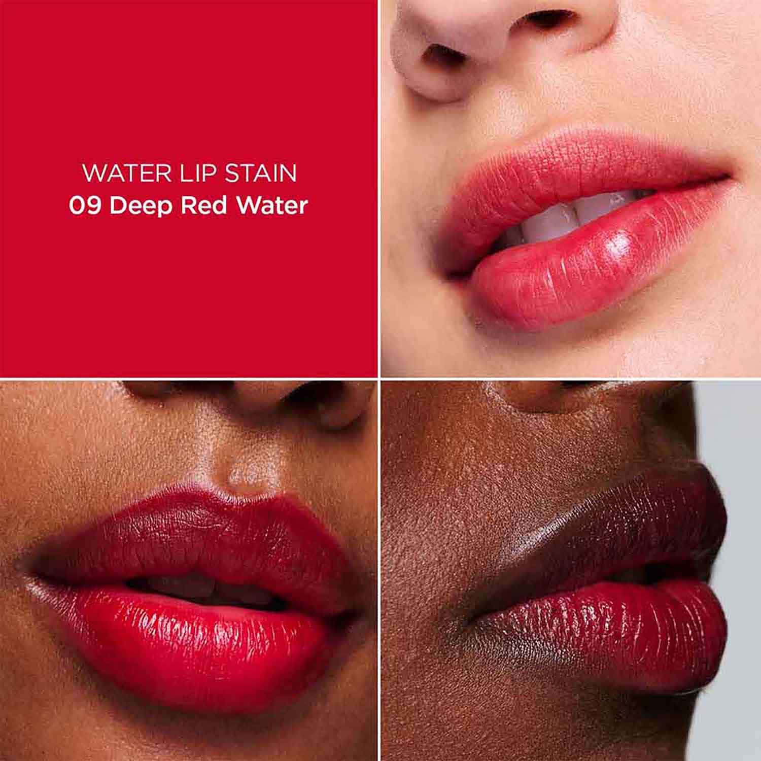 Clarins Water Lip Stain - 09 Deep Red Water (7 ml) - Clarins