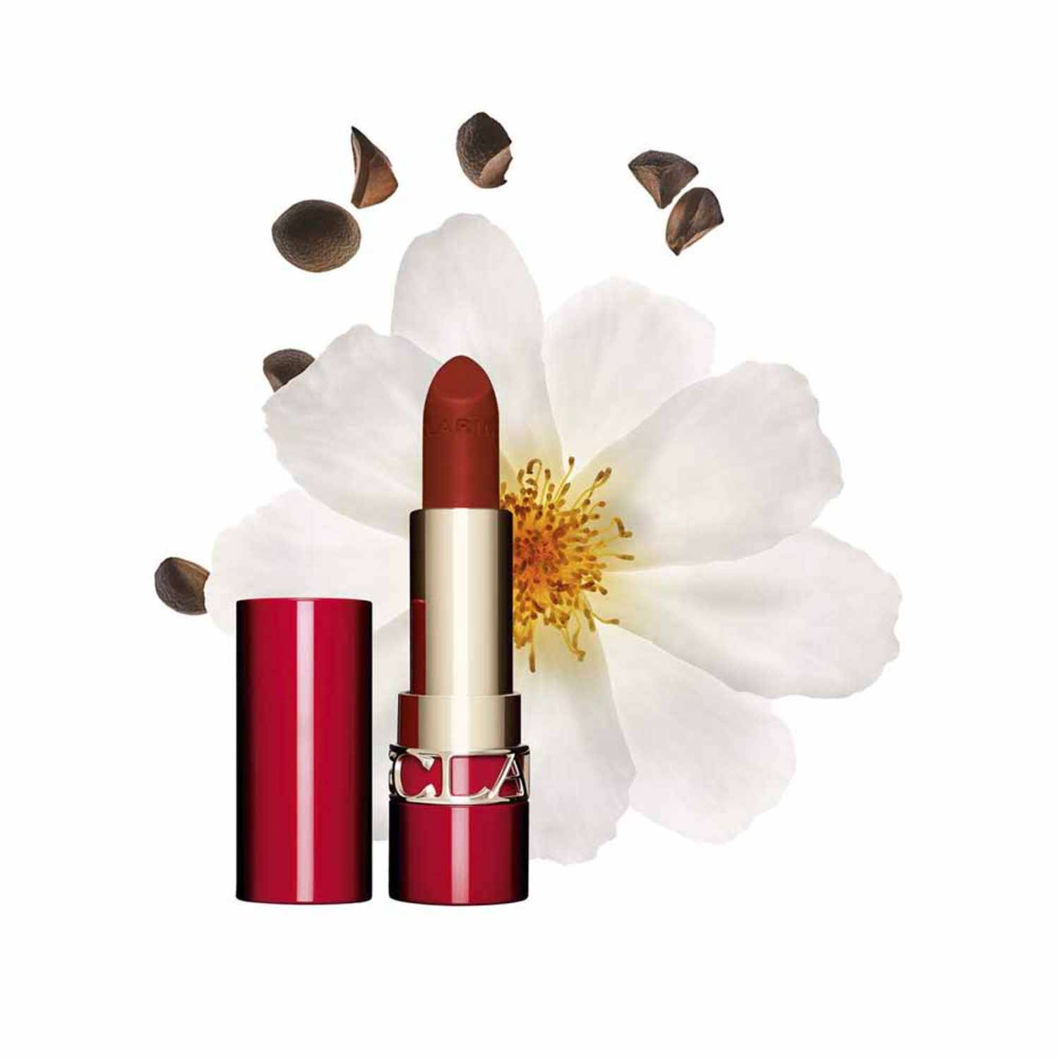 Clarins Joli Rouge Velvet Matte Lipstick - 782V Bell Pepper (3.5 g) - Clarins