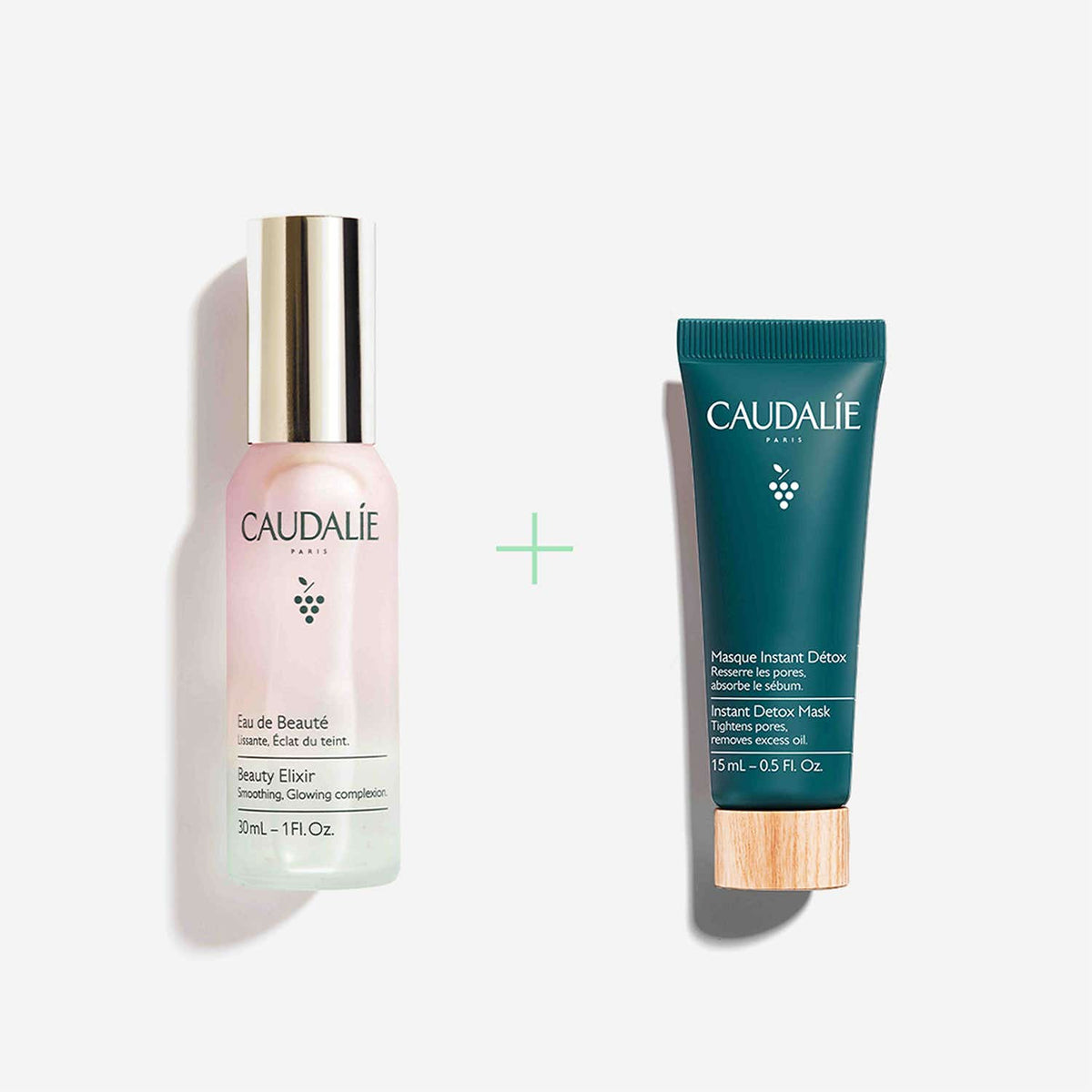 Caudalie Beauty Elixir & Detox Mask (2 pcs) - Caudalie