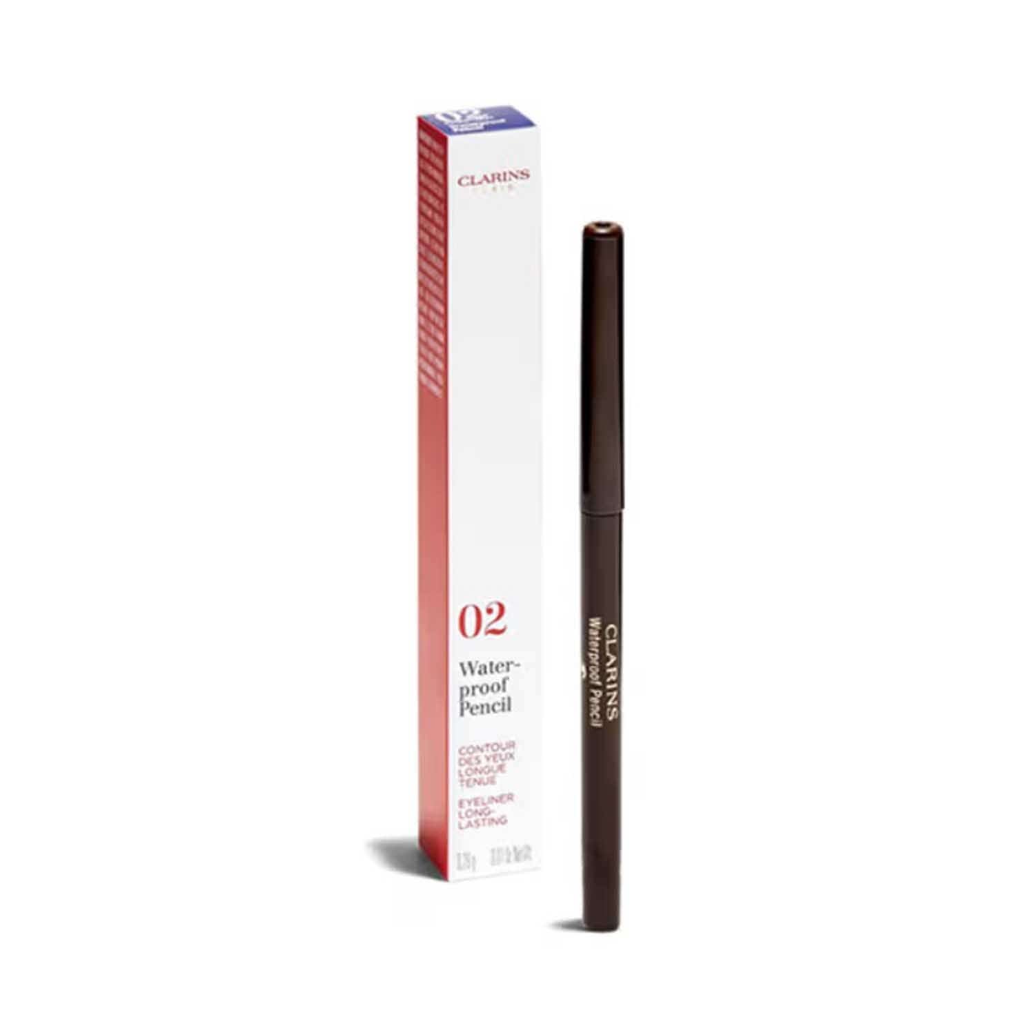 Clarins Waterproof Eye Pencil - #02 Brown (0.29 g) - Clarins