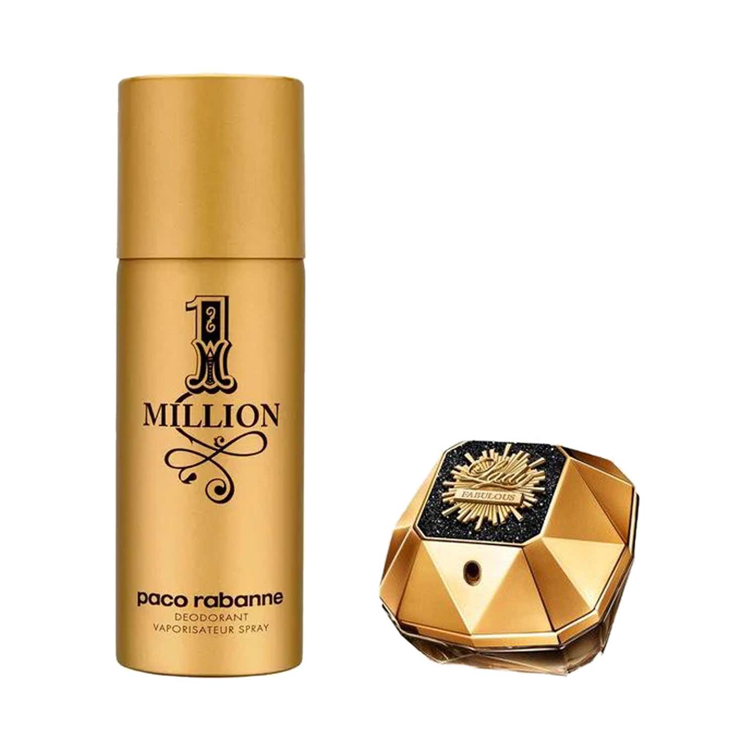Paco Rabanne Million Deodorant + Parfum Combo - Rabanne