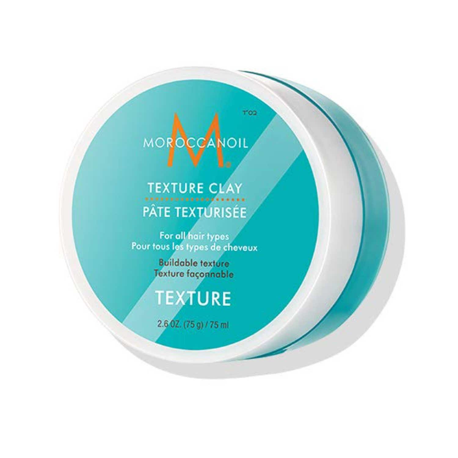 Moroccanoil Texture Clay Hair Mask, Hair Spray and Dry Shampoo Dark Tone Combo (75 ml + 2 x 205 ml) - Moroccanoil