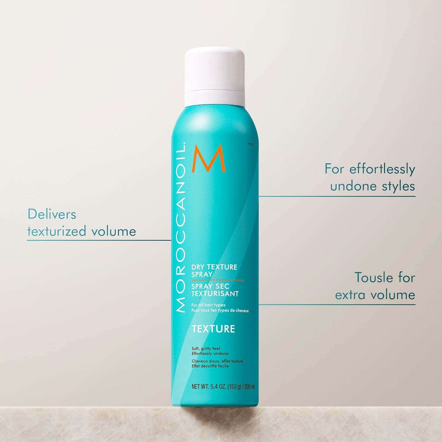 Moroccanoil Texture Clay Hair Mask, Hair Spray and Dry Shampoo Dark Tone Combo (75 ml + 2 x 205 ml) - Moroccanoil