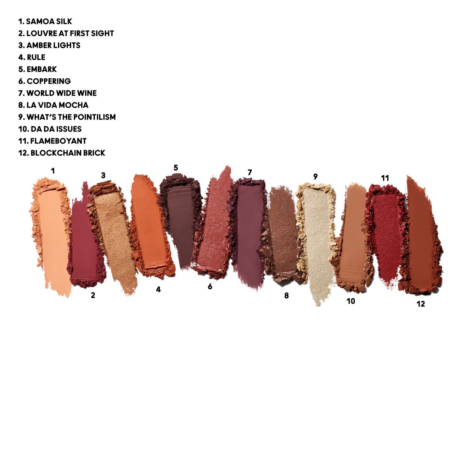 M.A.C Connect In Colour X12 Eye Shadow Palette - Future Flame (17.2 g) - M.A.C