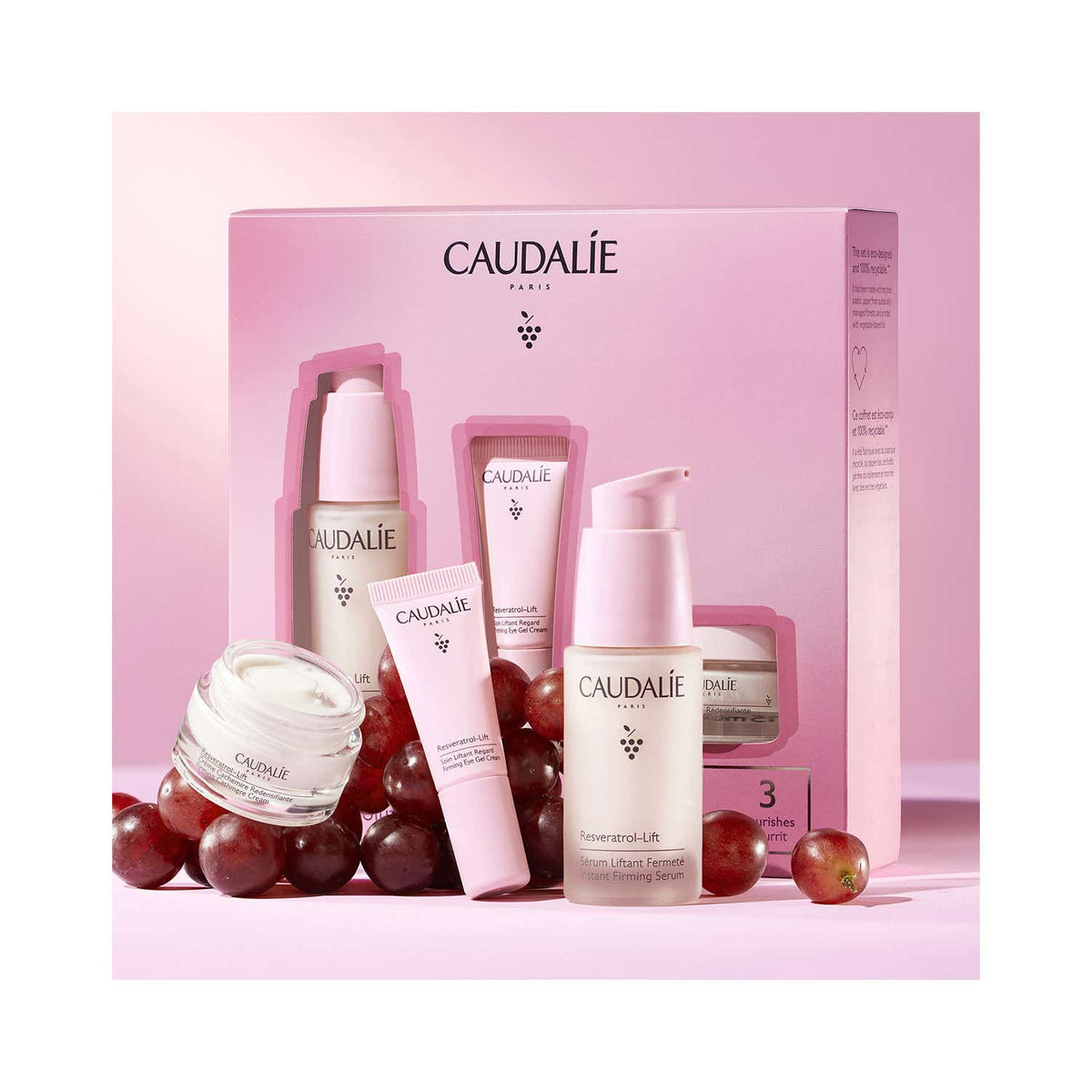 Caudalie Resveratrol-Lift Ultimate Firming Solution Gift Set (3Pcs) - Caudalie