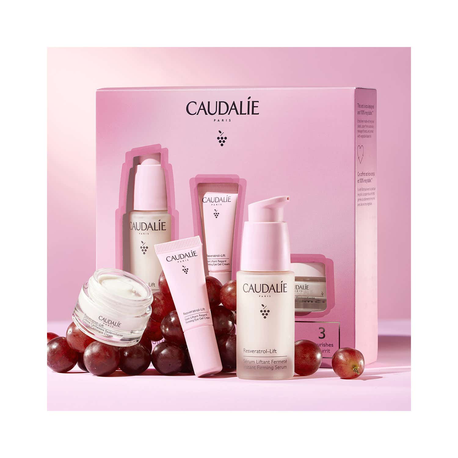 Caudalie Resveratrol-Lift Ultimate Firming Solution Gift Set (3Pcs) - Caudalie
